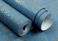 Bleu à large gamme bronzant le papier peint démontable moderne de papier non-tissé pour le salon