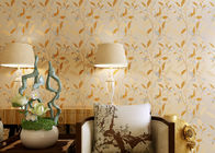 Économique embellissez le papier peint démontable moderne de feuilles pour la décoration à la maison, couleur pure