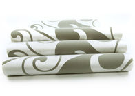 papier peint de papier peint de velours de 0.53*10m, blanc et vert texturisé de velours pour la décoration à la maison