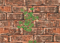 revêtement mural contemporain de modèle de plantes vertes de la brique 3D pour le fond de TV