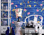 Papier peint démontable moderne conceptions florales d'oiseau de nouvelles pour la fabrication chinoise d'usine de salle
